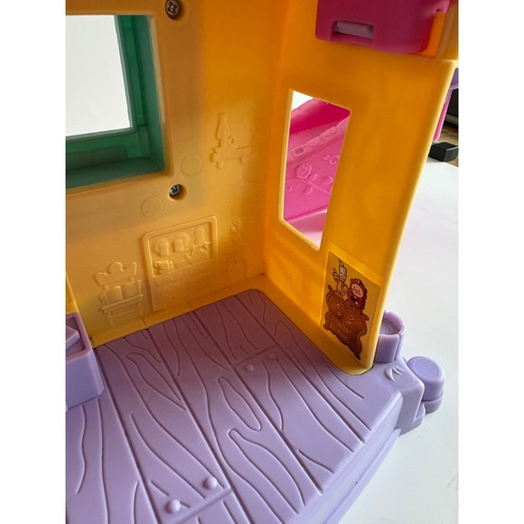 Fisher Price Little People Belle's Klip Klop Cottage Playset Beauty & the Beast - Picture 10 of 11